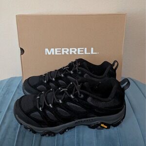New Merrell Men's Moab 3 Hiking Shoes Black Size 10